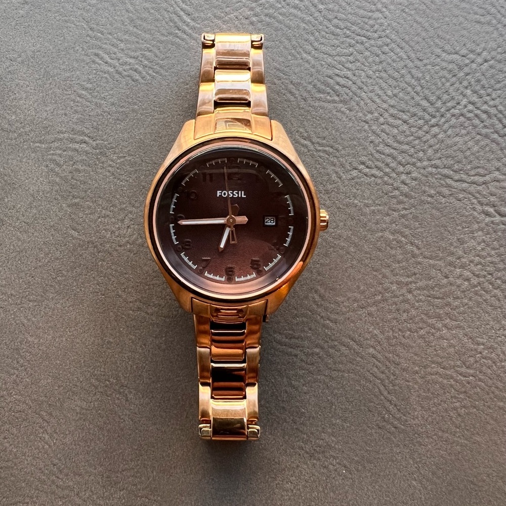 Fossil Flight Mini Watch gold / bronze